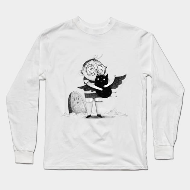 Little Bat pet Long Sleeve T-Shirt by Gummy Illustrations